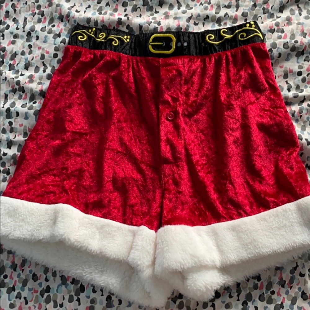 Velvet santa boxers